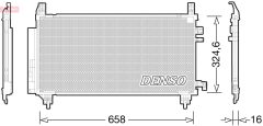 DENSO DCN50046 — Радиатор кондиционера