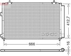DENSO DCN50059 — Радиатор кондиционера