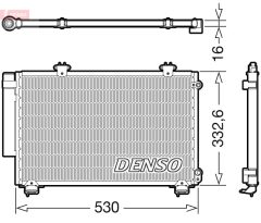 DENSO DCN50060 — Радиатор кондиционера