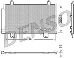 DENSO DCN51005 — Radiator aer condiționat