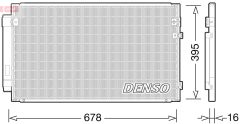 DENSO DCN51012 — Радиатор кондиционера