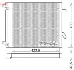 DENSO DCN99000 — Radiator aer condiționat