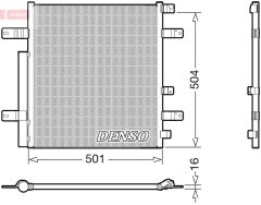 DENSO DCN99054 — Радиатор кондиционера