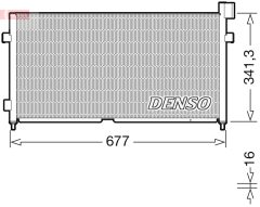DENSO DCN99056 — Радиатор кондиционера