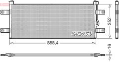 DENSO DCN99068 — Radiator aer condiționat