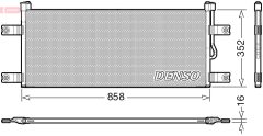 DENSO DCN99069 — Radiator aer condiționat