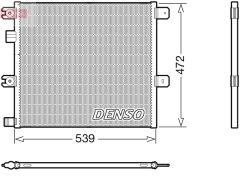 DENSO DCN99077 — Радиатор кондиционера