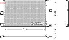 DENSO DCN99080 — Радиатор кондиционера
