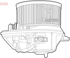 DENSO DEA07005 — Моторчик печки