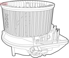 DENSO DEA07015 — Моторчик печки