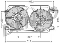 DENSO DER01018 — Ventilator radiator motor