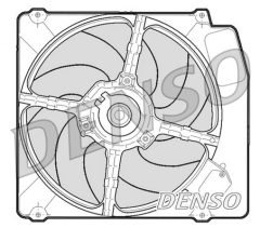 DENSO DER01203 — Вентилятор радиатора