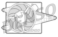 DENSO DER01204 — Вентилятор радиатора