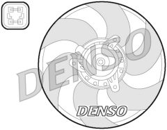 DENSO DER07009 — Ventilator radiator motor