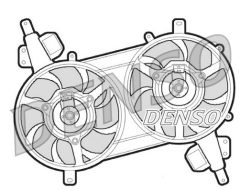 DENSO DER09006 — Вентилятор радиатора