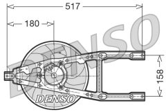 DENSO DER09012 — Вентилятор радиатора