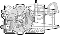 DENSO DER09042 — Ventilator radiator motor