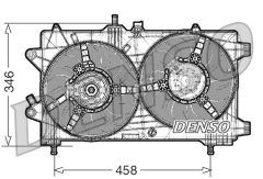 DENSO DER09044 — Ventilator radiator motor