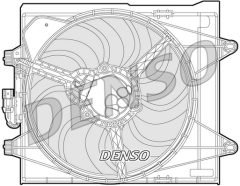 DENSO DER09052 — Вентилятор радиатора