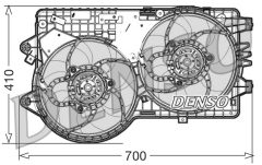 DENSO DER09067 — Вентилятор радиатора