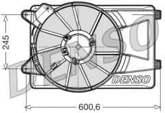 DENSO DER09305 — Вентилятор радиатора