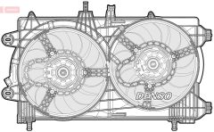 DENSO DER13011 — Ventilator radiator motor