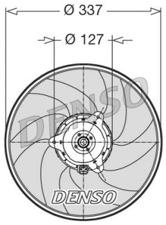 DENSO DER21002 — Ventilator radiator motor