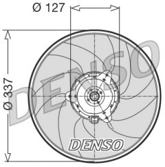 DENSO DER21004 — Ventilator radiator motor
