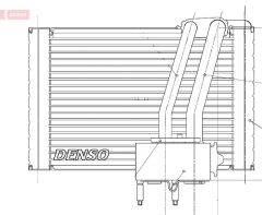 DENSO DEV07005 — Испаритель кондиционера