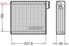 DENSO DEV09011 — Evaporator aer condiționat