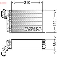 DENSO DEV09015 — Evaporator aer condiționat
