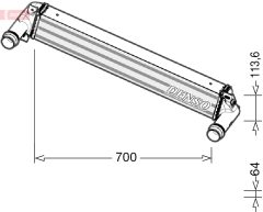 DENSO DIT06010 — Интеркулер