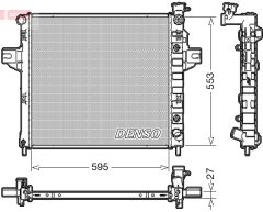 DENSO DRM06032 — Радиатор охлаждения
