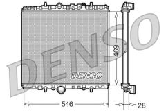 DENSO DRM07061 — Radiator răcire motor