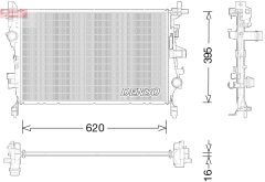 DENSO DRM09044 — Radiator răcire motor