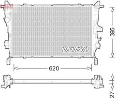 DENSO DRM09045 — Radiator răcire motor