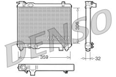 DENSO DRM09082 — Радиатор охлаждения