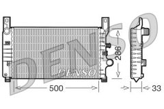 DENSO DRM10034 — Radiator răcire motor