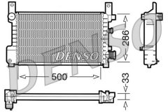 DENSO DRM10037 — Radiator răcire motor