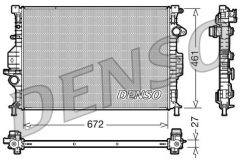 DENSO DRM10069 — Radiator răcire motor