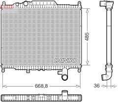 DENSO DRM14003 — Radiator răcire motor