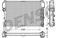 DENSO DRM17008 — Радиатор охлаждения