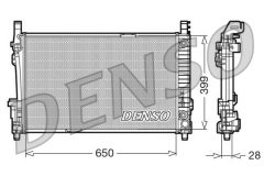 DENSO DRM17013 — Радиатор охлаждения