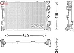DENSO DRM17047 — Радиатор охлаждения