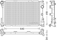 DENSO DRM17049 — Радиатор охлаждения