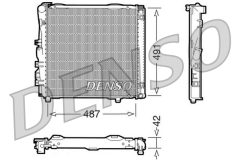 DENSO DRM17052 — Радиатор охлаждения