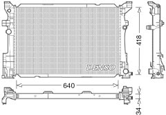 DENSO DRM17054 — Радиатор охлаждения