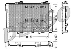 DENSO DRM17073 — Радиатор охлаждения