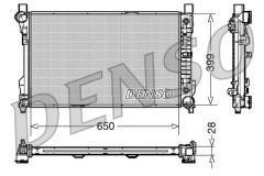 DENSO DRM17079 — Радиатор охлаждения
