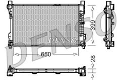 DENSO DRM17080 — Радиатор охлаждения